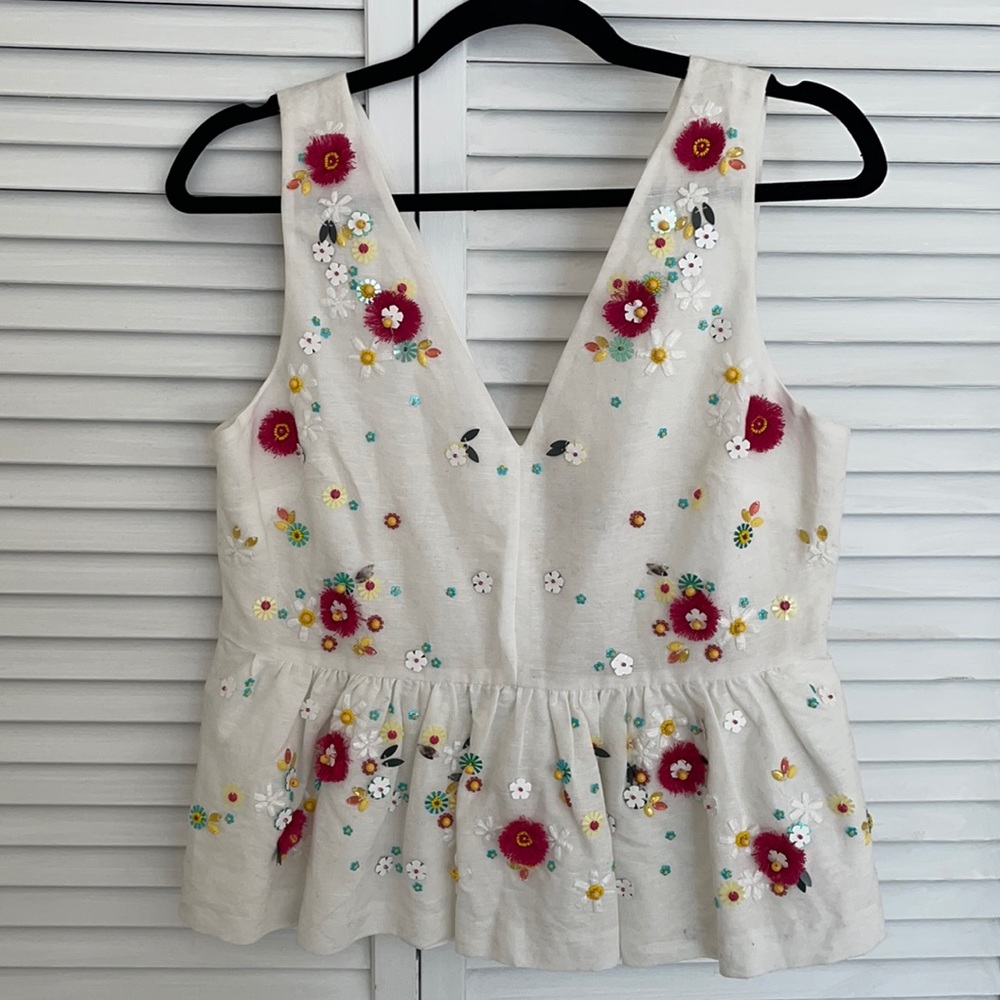 J. Crew peplum top